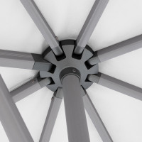 KNIRPS 320 x 320 - luxusní výkyvný zahradní slunečník s boční tyčí