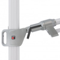 KNIRPS 320 x 320 - luxusní výkyvný zahradní slunečník s boční tyčí