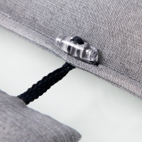 ELEGANT 2233 - polstr na zahradní lehátko s podhlavníkem