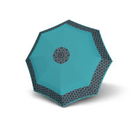 Fiber Mini Style - aqua viola - dámský skládací deštník