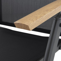 BERGAMO EXPERT WOOD - hliníková sedací souprava 4+1