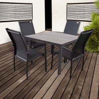 BERGAMO EXPERT ANTRACIT - hliníková sedací souprava 4+1