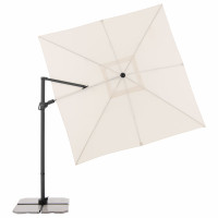 DERBY DX 280 x 280 cm – zahradní slunečník s boční nohou