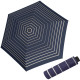 Fiber Havanna Timeless Blue Stripes - dámský skládací deštník