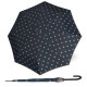 Knirps A.760 Stick Automatic Dot Art Ocean - elegantní holový vystřelovací deštník