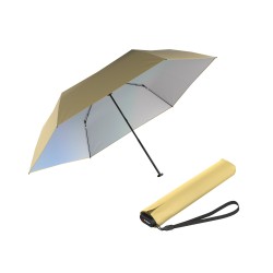 KNIRPS US.050 Ultra Light Slim Manual vanilla - lehký dámský skládací plochý deštník