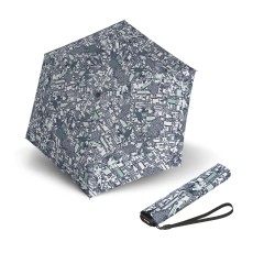Knirps US.050 ultra light slim manual story sea - lehký dámský skládací plochý deštník