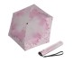 Knirps US.050 ultra light slim manual sakura romance - lehký dámský skládací plochý deštník