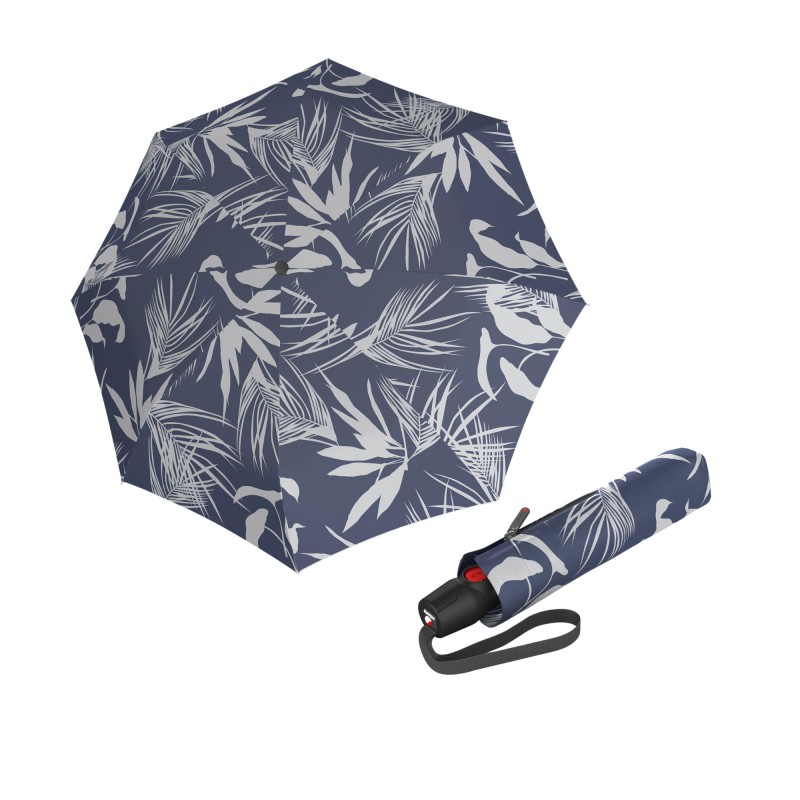 KNIRPS T.200 Medium Duomatic Botany sea - elegantní plně automatický deštník