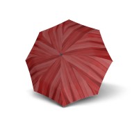 KNIRPS T.200 Medium Duomatic Soft Scarlet - elegantní plně automatický deštník
