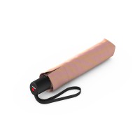 KNIRPS A.200 MEDIUM DUOMATIC Zebra Peach - elegantní dámský plnoautomatický deštník