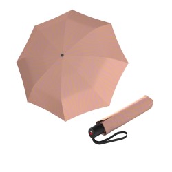 KNIRPS A.200 MEDIUM DUOMATIC Zebra Peach - elegantní dámský plnoautomatický deštník