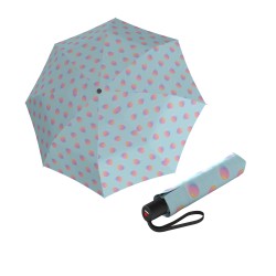 KNIRPS A.200 MEDIUM DUOMATIC Magicdots Sky - elegantní dámský plnoautomatický deštník