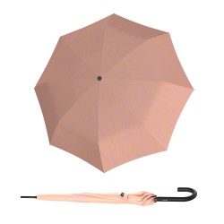 KNIRPS A.760 STICK AUTOMATIC Zebra Peach - elegantní holový vystřelovací deštník
