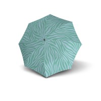KNIRPS A.760 STICK AUTOMATIC Zebra Mint - elegantní holový vystřelovací deštník