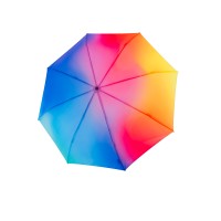 KNIRPS A.760 STICK AUTOMATIC Rainbow - elegantní holový vystřelovací deštník